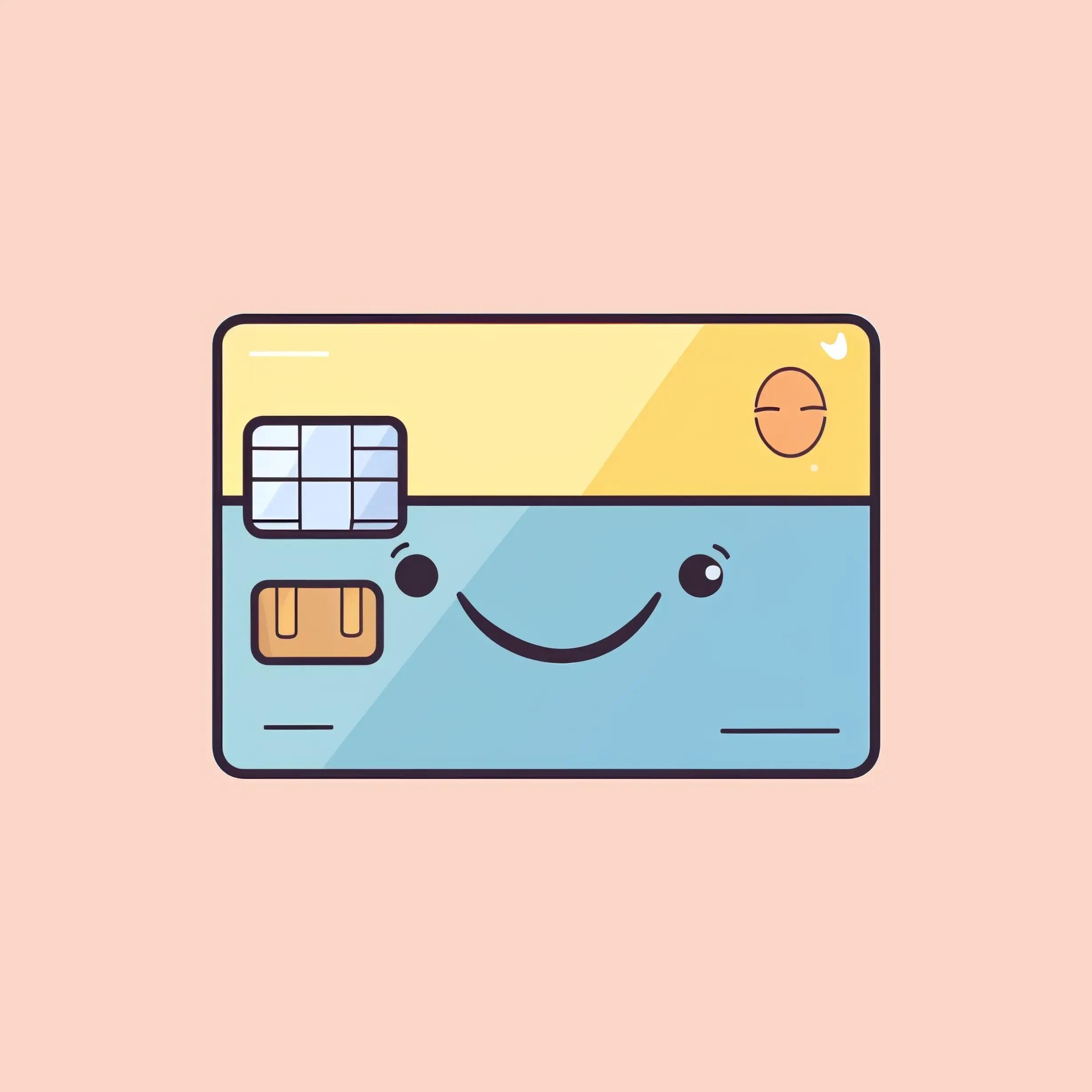 credit card with a smile